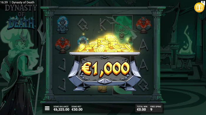 Dynasty of Death - prix en argent sur les rouleaux duels